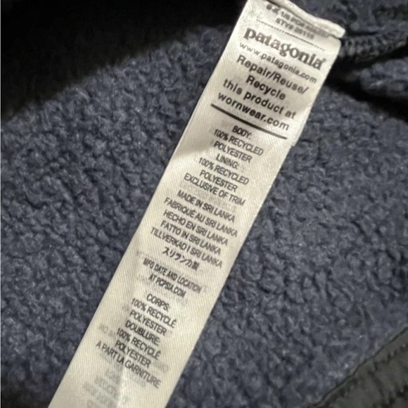 NWT - PATAGONIA Large Better Sweater Zippered Chore Jacket - Fleece Coat - Picture 6 of 8